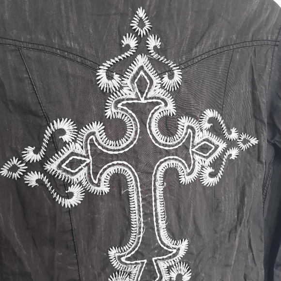 Vintage Panhandle Slim Embroidered Shirt size Medium - Picture 7 of 7